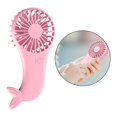 thumbnail image 3 of de mano, collar, de mano, ventilador de escritorio, lindo personal ños / niñas / / mujeres / hombres, exterior exterior exterior de Rosa Macarena Ventilador perezoso con banda para el cuello, 3 of 8