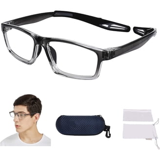 Protech Prorx Adult Sport Protective Shield Eyeglasses Frame – Clear, Unisex, New