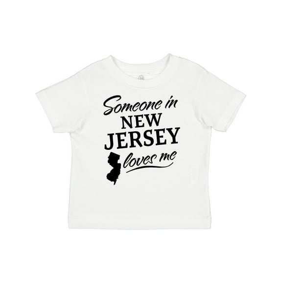 Inktastic Someone in New Jersey Loves Me Boys or Girls Toddler T-Shirt