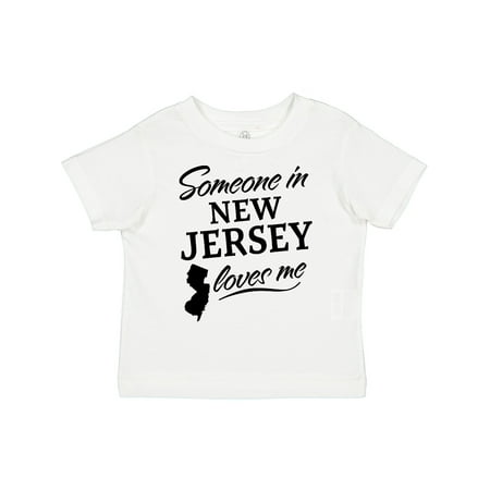 

Inktastic Someone in New Jersey Loves Me Gift Toddler Boy or Toddler Girl T-Shirt