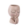 thumbnail image 3 of Doll Resin Flower Pot Ornament (Dark Color), 3 of 14