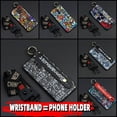 thumbnail image 2 of LYM-Phone Case For MOTO G Play 2023, Wristband Fashion Design Phone Holder Lanyard Protective Anti-dust Waterproof Graffiti Silicone Personality Kickstand Soft case Durable Shockproof, 2 of 9