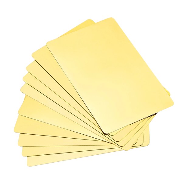 Transferencia de calor de la foto de aluminio de las hojas de los espacios Oro Sunnimix Hojas en blanco de sublimación