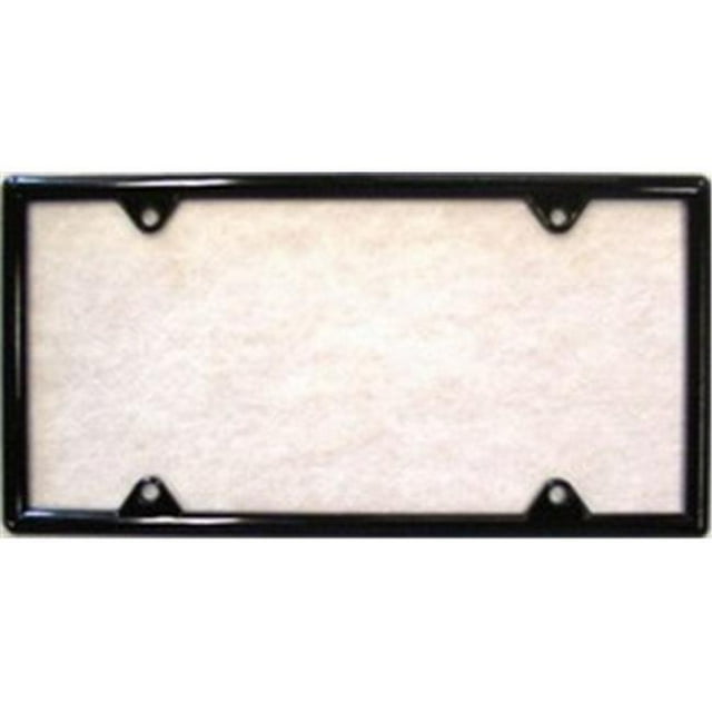 FBP1- Classic Black Plastic License Plate Frame- FBP1