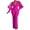 Hot Pink, variant on Christmas Jumpsuits For Women 2025 Fashion Winter Solid Sequins Patchwork Long Sleeve V-Neck Jumpsuits Hot Pink