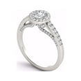 thumbnail image 2 of 3/4 Carat T.W. Diamond Single Halo 14kt White Gold Engagement Ring, 2 of 4