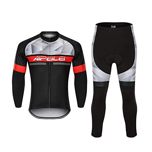 Women's Long Sleeve Jersey Padded Pants Set Cycling Jersey Set Clothing Kits New 