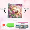 thumbnail image 4 of Kit Con Forma Especial Parcial DIY 5D Amor 40x40cm, 4 of 9