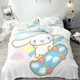 Cinnamoroll Duvet Cover 3D Printed Full Size Microfiber Bedding Set