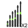 thumbnail image 1 of Juego De Brocas De Impacto De 2x6 Piezas, Brocas De Impacto Portátiles Para Proyectos De Bricolaje, 1 of 8
