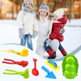 thumbnail image 5 of Kit de juguetes de nieve para invierno, marca Snowball Maker HUOGUO, con forma de animal, 5 of 5