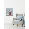 thumbnail image 3 of Marmont Hill "King Pin Pug" Floater Framed Painting Print on Canvas, 3 of 4