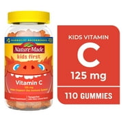 Nature Made Kids First Vitamin C Gummies, Dietary Supplement for Immune Support, 110 Count
