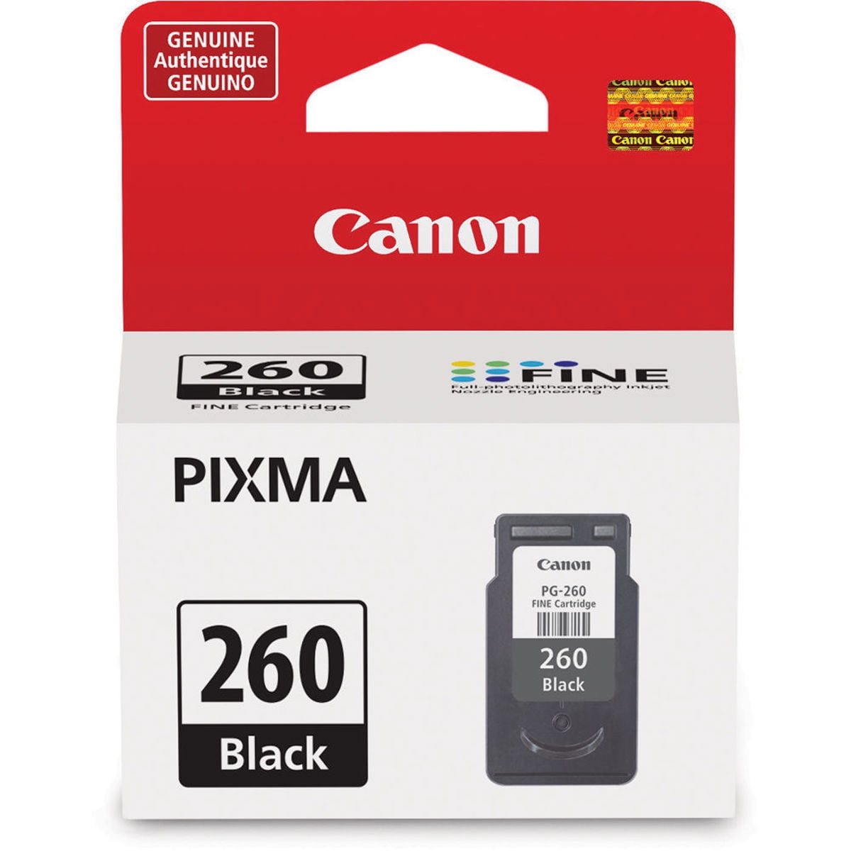 (4 pack) Canon PG-260 Black Ink Cartridge
