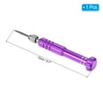 thumbnail image 2 of Unique Bargains Stainless Steel Badminton Grommet Remover Racquet Eyelets Nail Cone, Purple, 2 of 6