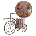thumbnail image 1 of Maceta de escritorio de estilo parisino, maceta de hierro para bicicleta, estante para plantas, manualidades para bonsái gris Cola bicicletas de escritorio, 1 of 8