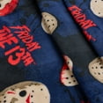 thumbnail image 4 of Friday the 13th Plush Men's Robe with Pockets and Belt, 4 of 4