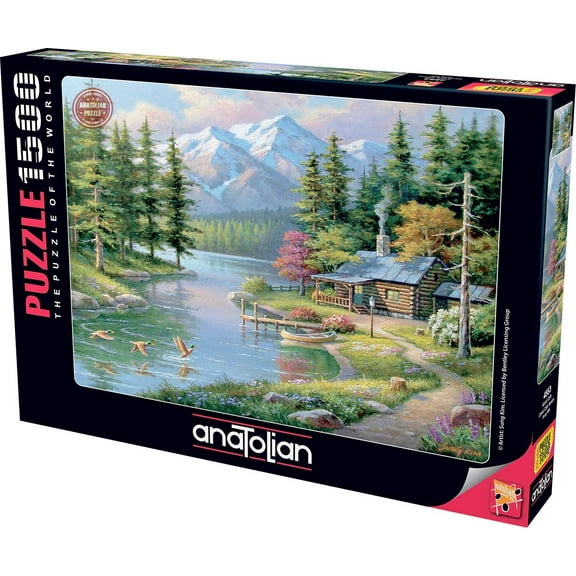 Anatolian Puzzle - Resting Canoe, 1500 Piece Jigsaw Puzzle, Code: 4554, Multicolor