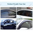 thumbnail image 3 of Window Visor Vent Shade Rain Guards Mugen Style For 2014-2018 Toyota Corolla 4pc, 3 of 7