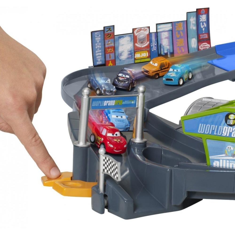 cars micro drifters super speedway playset