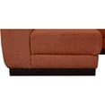 thumbnail image 6 of Pemberly Row 6-Piece Contemporary Fabric L-Shaped Modular Sectional in Orange, 6 of 19