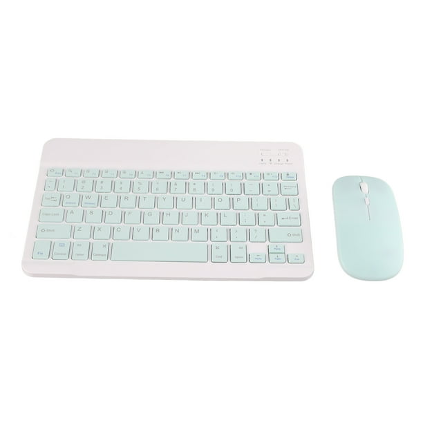 Teclado Ultra Delgado Recargable de 10 Pulgadas Con Ratón DPI Para Celular Portátil para escritorio