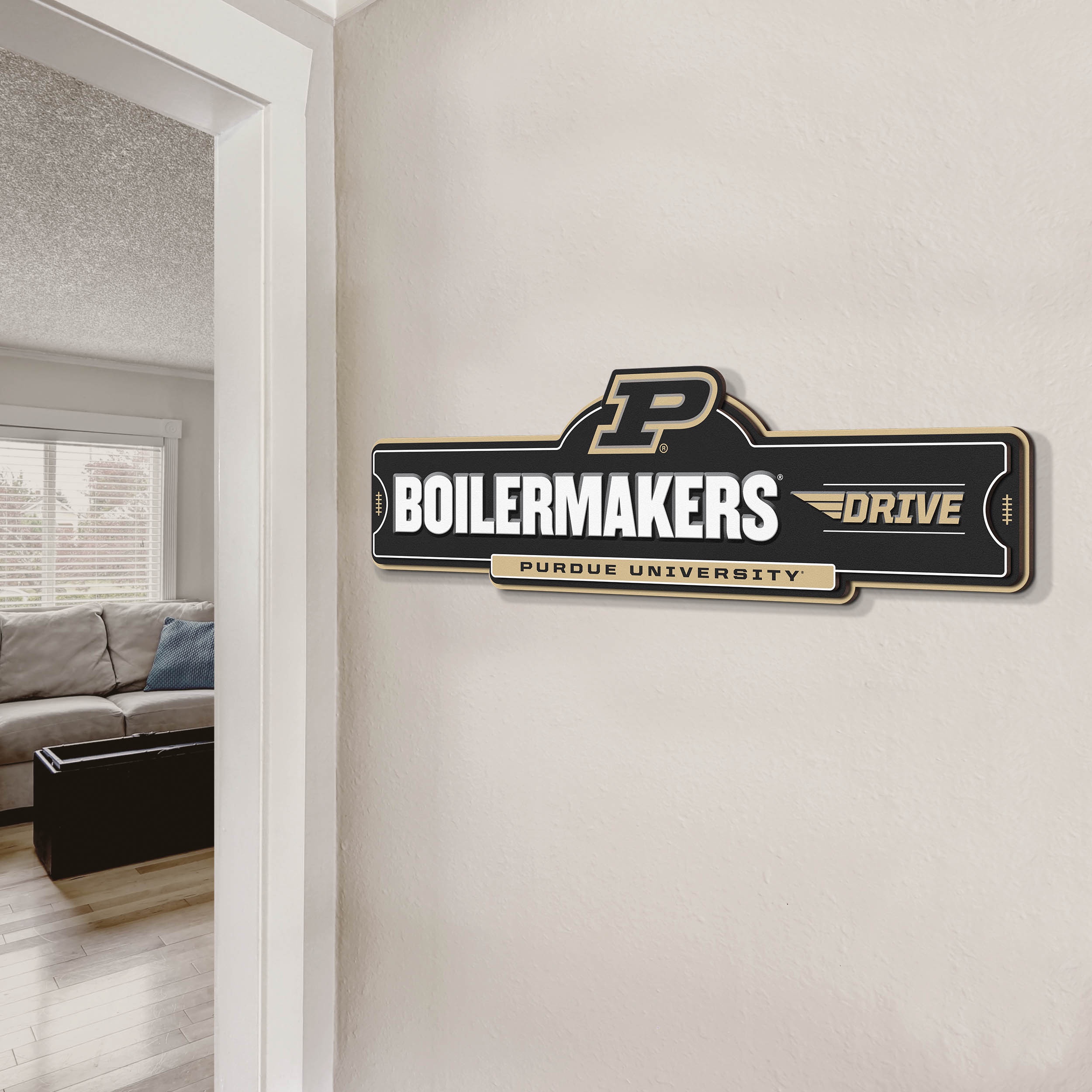 YouTheFan NCAA Purdue Boilermakers Street Sign