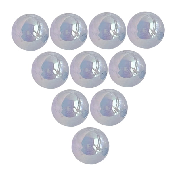 10 piezas Accesorios de cadena telefónica de cuentas acrílicas de 16 mm, suministros decorativos de bricolaje de bricolaje de bricolaje joyas redondas Azul