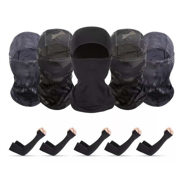 Balaclava 5 Pack Full - Pasamontañas Militar Táctico Bandana