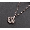 thumbnail image 1 of XYCCA Nouveau Collier en Acier Titane Mode Simple Petit Design Pendentif, 1 of 1