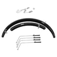 thumbnail image 1 of koolsoo Folding Bike Mudguard Front & Rear Fenders Adult Mud Guard for Sports Riding 16inch Black, 1 of 9
