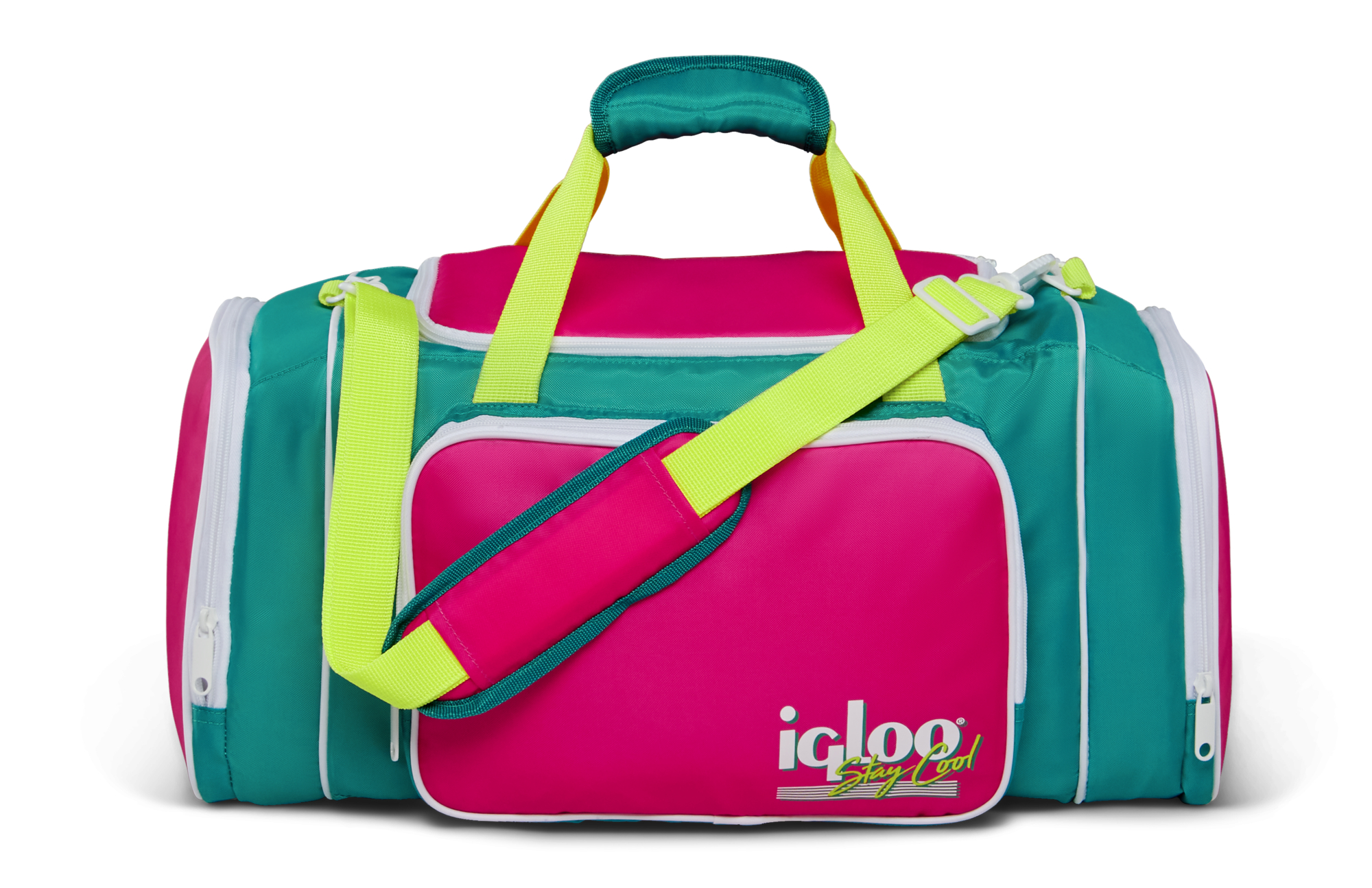 Igloo 24 Can Retro Duffel Bag Soft Cooler, Jade