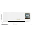 thumbnail image 2 of Bamboohart Wall-Mounted Heating and Cooling Fan Two In One Wall Mounted Mobile Fan Installed Mobile Conditioning 2024 Mini Split Ac/Heating System W Portable Ductless Remote Home/Bedroom/, 2 of 8
