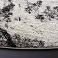 thumbnail image 3 of SAFAVIEH Tulum Kasandra Abstract Area Rug, 6'7" x 6'7" Round, Ivory/Black, 3 of 7