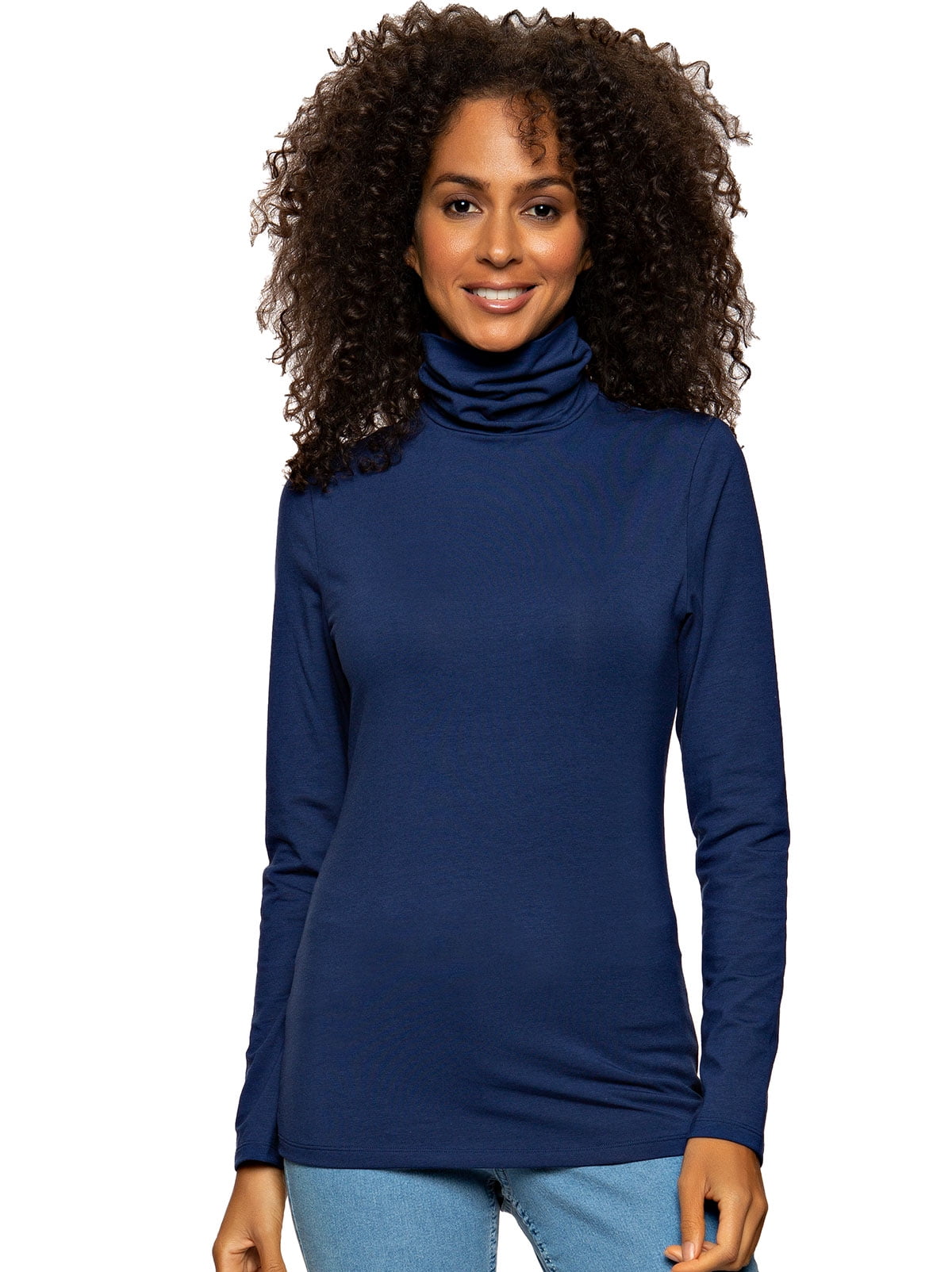 Felina Long Sleeve Crew Neck Shirt Cotton /& Modal