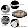 thumbnail image 2 of 100PCS Plastic Food Storage Covers Reusable Stretch Plastic Wrap Bowl Covers Alternative to Foil for Family Outdoor Picnic, 2 of 5