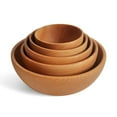 thumbnail image 1 of Bamboo Wood Salad Bowl, 1 Count, 1 of 9