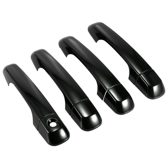 4pcs Black Exterior Outside Door Handle Trim Cover for Toyota 4Runner 2010-2019