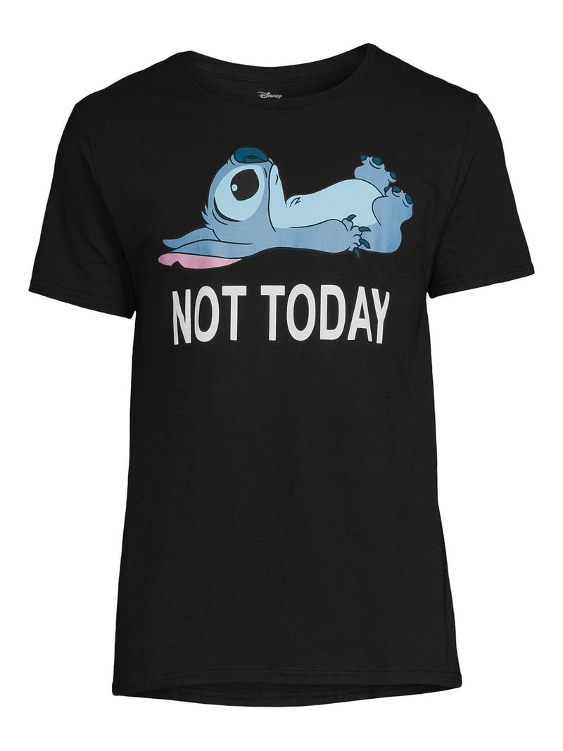 Disney Men's Stitch Not Today Graphic Tee, Size S-3XL - Walmart.com
