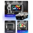 thumbnail image 4 of RoverOne Car Stereo CarPlay Android Auto for Hummer H2 E85 2007 - 2009 GPS Navigation Bluetooth DSP Touch Screen Multimedia Video Player, 4 of 9