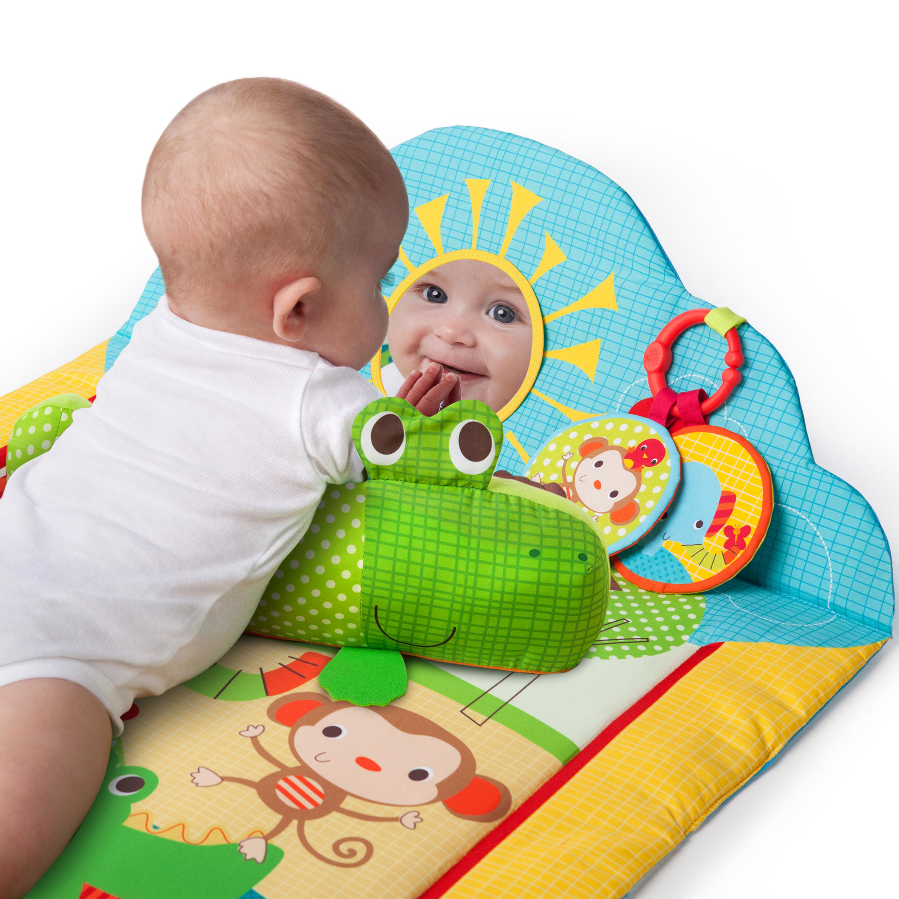 bright starts cuddly crocodile play mat