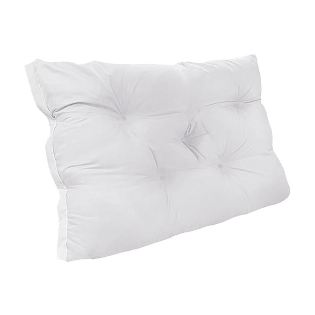 SDNall Soft Sofa Bed Pillows and Cushion Covers, Headboard Support for Bedroom with Removable Washable Cover, Polyester Fiber Backrest for Bed Sofa or Tatami
