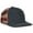 Ln Heathered Navy/tan, variant on Outdoor Cap OC771PM Slight Pre-Curved Visor-Black/Mexican Flag