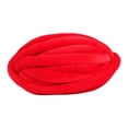 thumbnail image 2 of S SERENABLE Chunky Yarn Jumbo Tubular Yarn Hand Knit Soft Knitting Bulky Yarn Arm Knit Yarn for Throw Tapestry Rug Making Pet Bed Macrame red, 2 of 8
