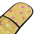 thumbnail image 4 of Yayeee Double Oven Mitt Kitchen Heat Resistant Baking 35" x7" Quilted Glove, Yellow Stars, 4 of 6