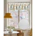 thumbnail image 4 of Spring Floral Kitchen Valances for Windows Farmhouse Linen Window Valance Curtain for Living Room Window Treatment Vintage Summer Botanical Watercolor Valance Rod Pocket Topper Drape, 42 x 12 Inch, 4 of 6