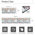 thumbnail image 3 of Yayeee Faucet Mat for Kitchen Sink 30" Diatomite Long Splash Guard Pad, Green Floral Cranes Pattern, 3 of 7