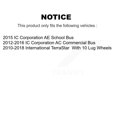 thumbnail image 2 of Transit Auto - Front Rear Disc Brake Rotors And Semi-Metallic Pads Kit For International IC Corporation TerraStar AE School Bus AC Commercial K8F-103749, 2 of 2