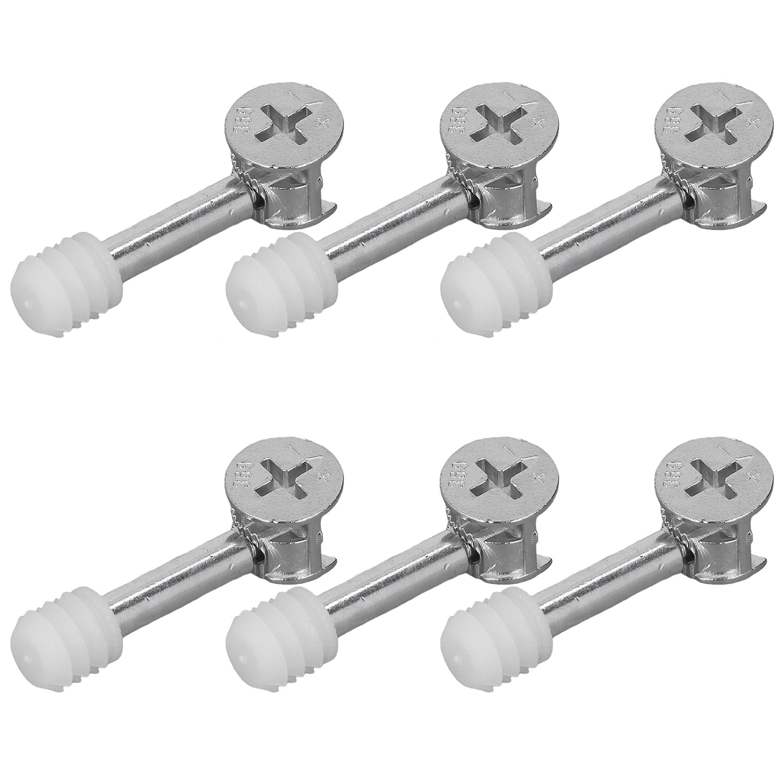 Cionyce 20 Pcs Furniture Connecting Cam Fittings 15mm x 12mm Furniture Connecting Fastener Lock Nut for Cabinet Cupboard Drawer 
