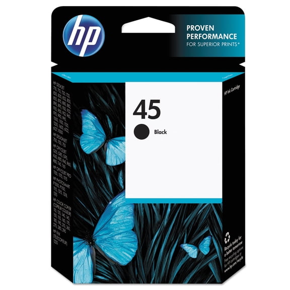 Remanufactured HP 45 (51645A) Black Original Ink Cartridge